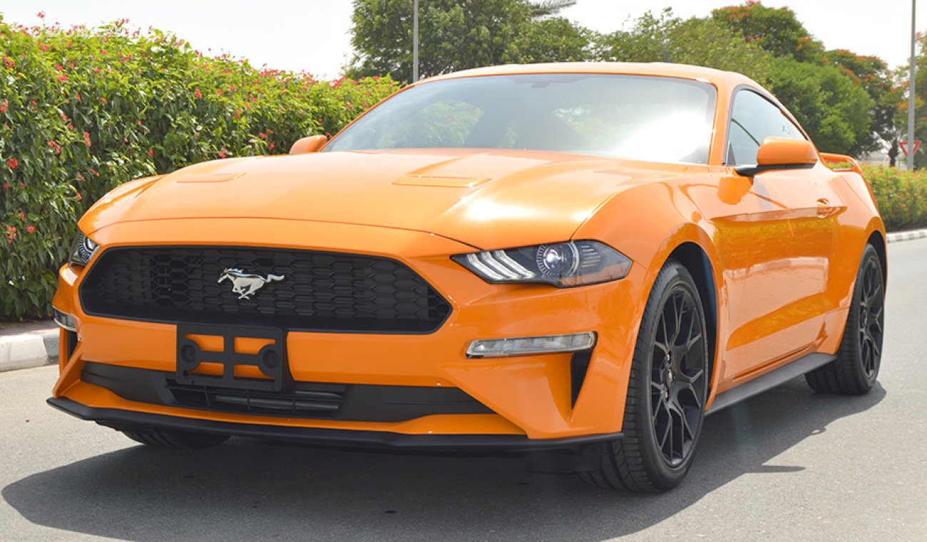 Ford Mustang 2018 Ecoboost, Track Pack GCC, 0km w/ 3Yrs or 100K km WRNTY, 60K Service at AL TAYER