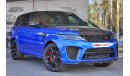 Land Rover Range Rover Sport SVR 2018 (FOR EXPORT)