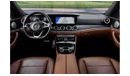 مرسيدس بنز E300 300 AMG | 2,937 P.M  | 0% Downpayment | Magnificient Condition!