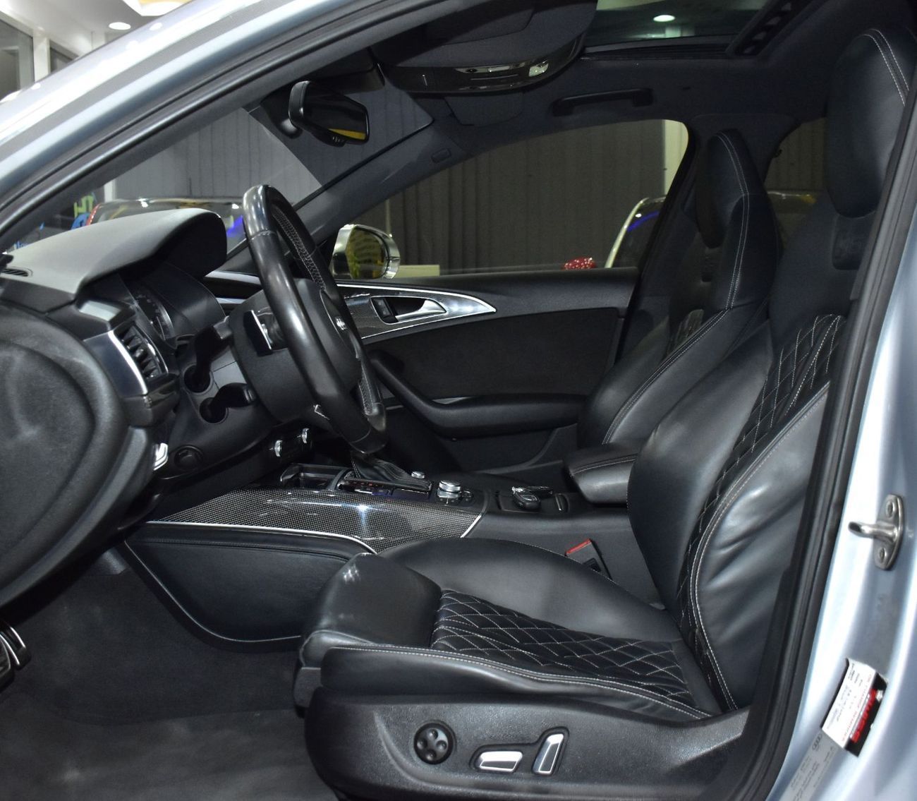 Audi S6 S-Line EXCELLENT DEAL for our Audi S6 V8T ( 2016 Model ) in Silver Color GCC Specs