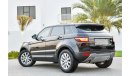 Land Rover Range Rover Evoque - Fully Agency Serviced - Agency Warranty Until 2021- AED 2330 Per Month - 0% DP