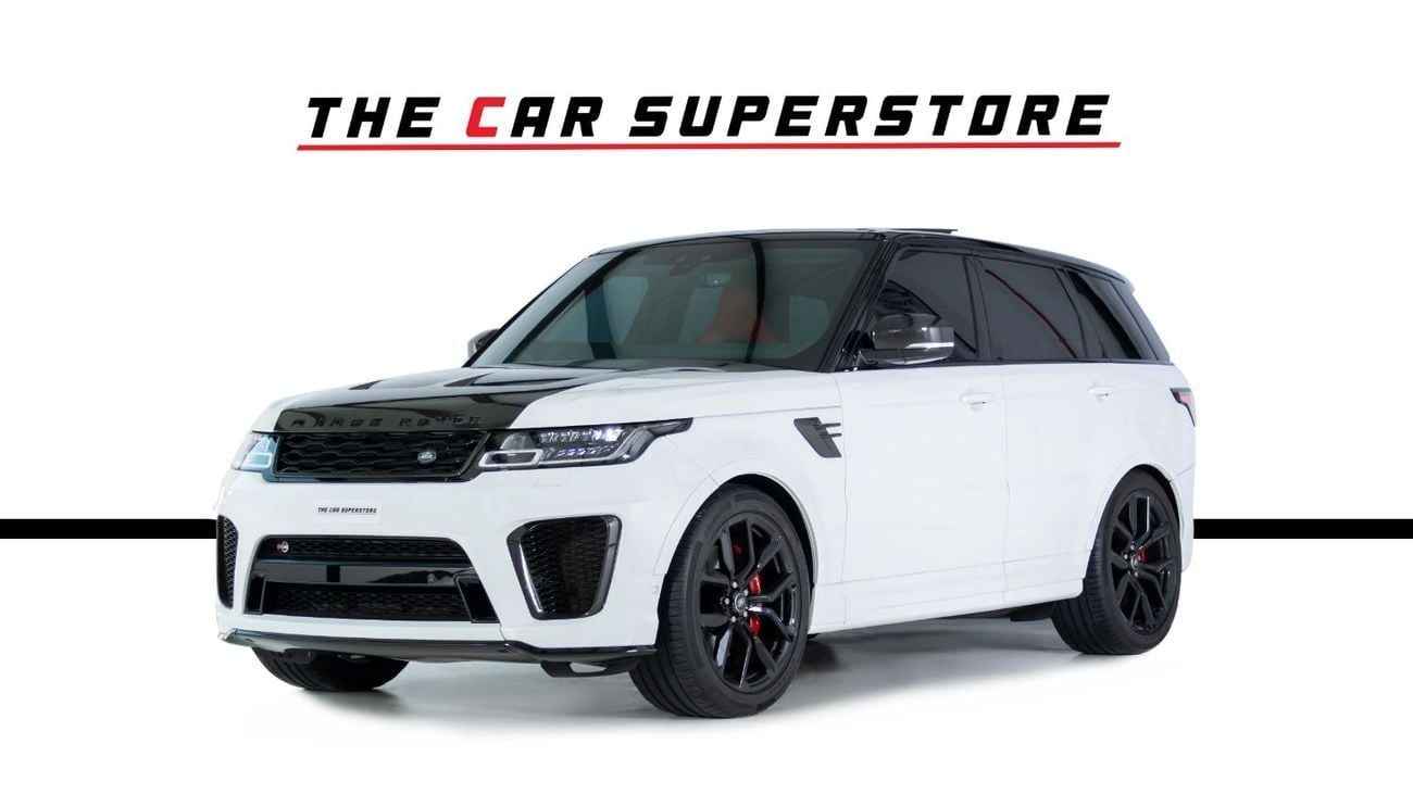 Land Rover Range Rover Sport SVR 5.0L (550 HP) Carbon Edition-Low Mileage-Red Calipers-1 Owner-Very Well Maintained-Just been ser