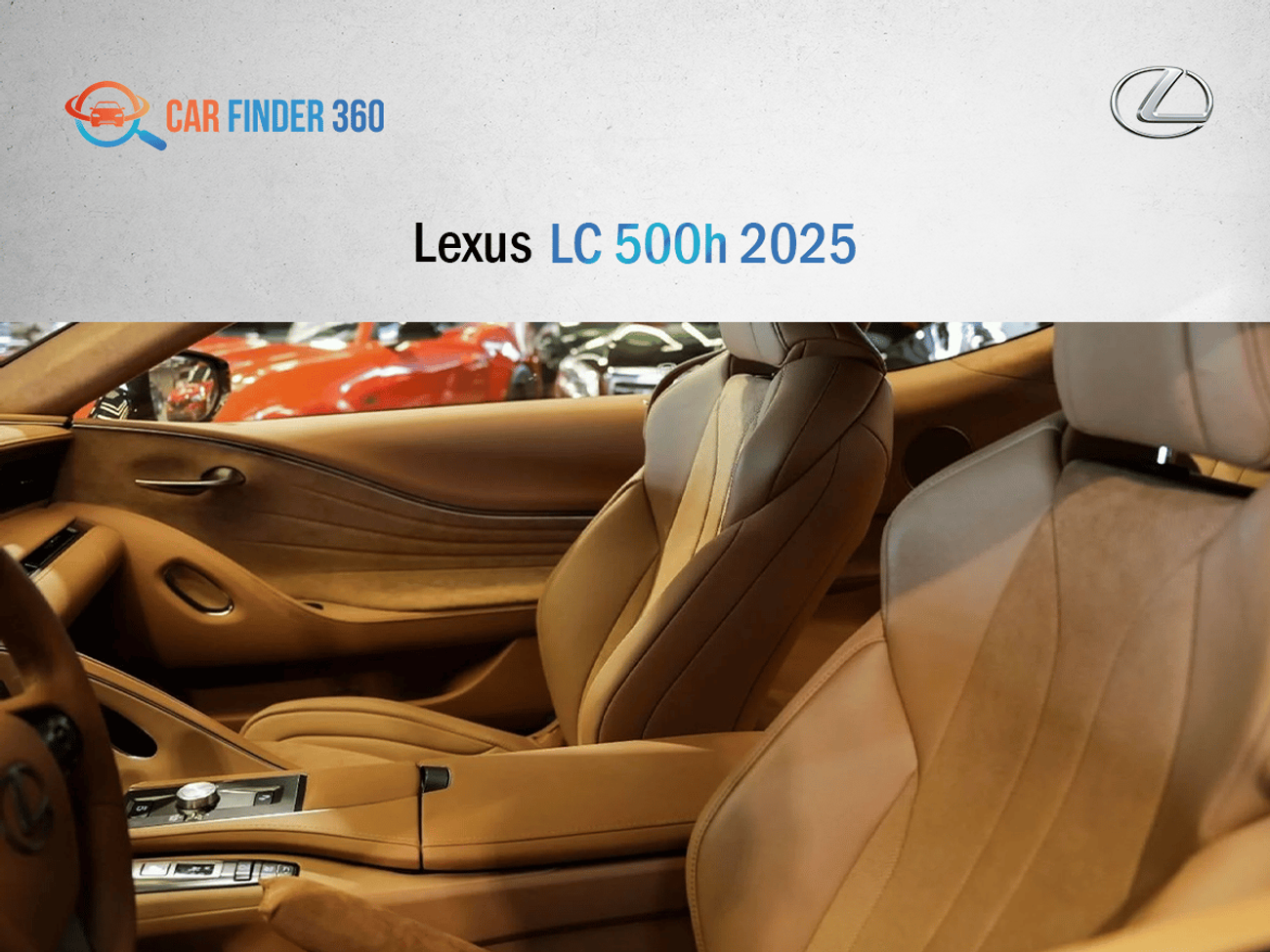 لكزس LC500h Lexus LC 500h 2025 (Export only )