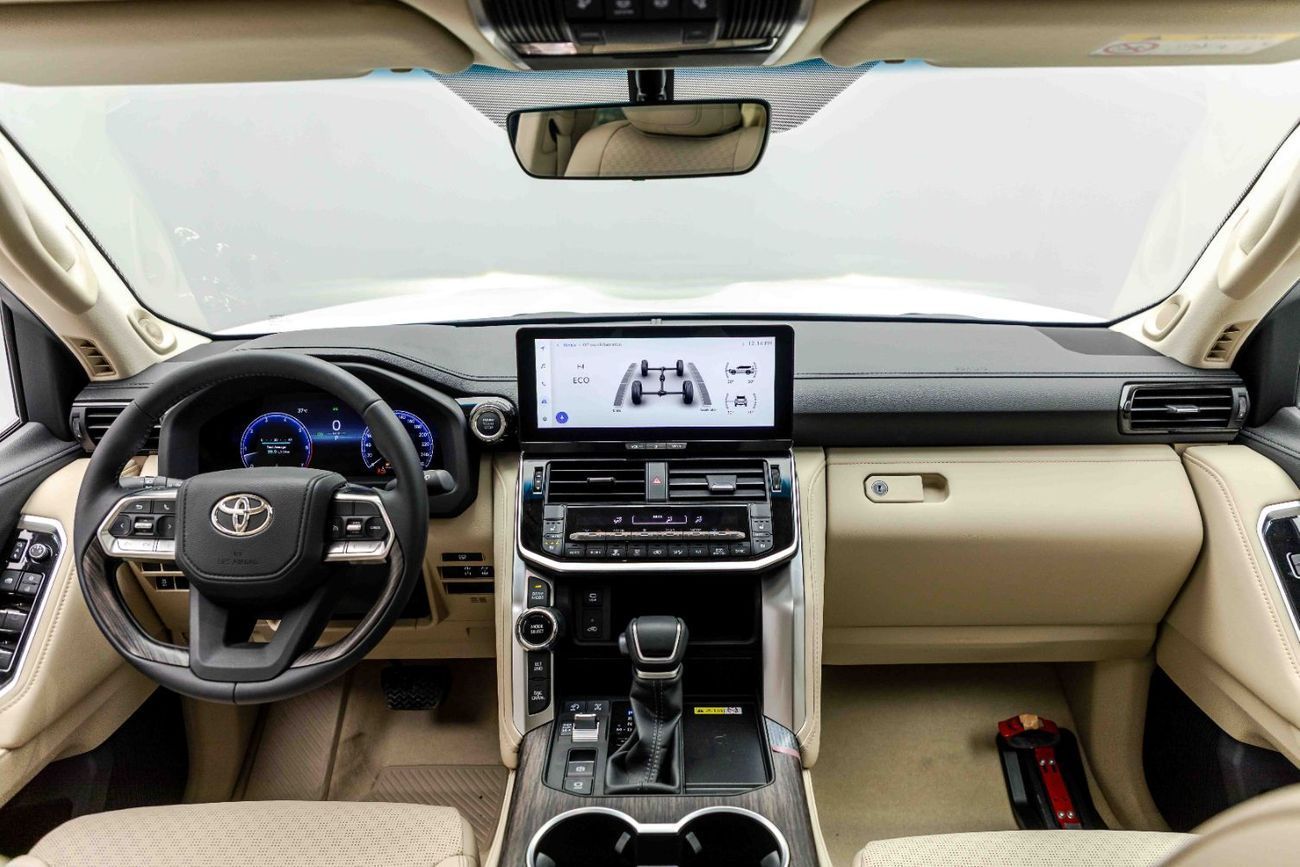 تويوتا لاند كروزر VX HI 3.5L - White Pearl Inside Beige | Export Only