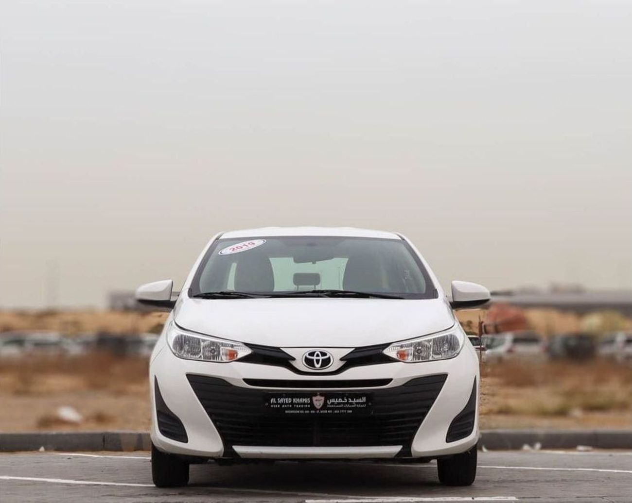 تويوتا يارس SE 1.5L Sedan Toyota Yaris 1.5L 2019 GCC accident-free in excellent condition 705 P.M