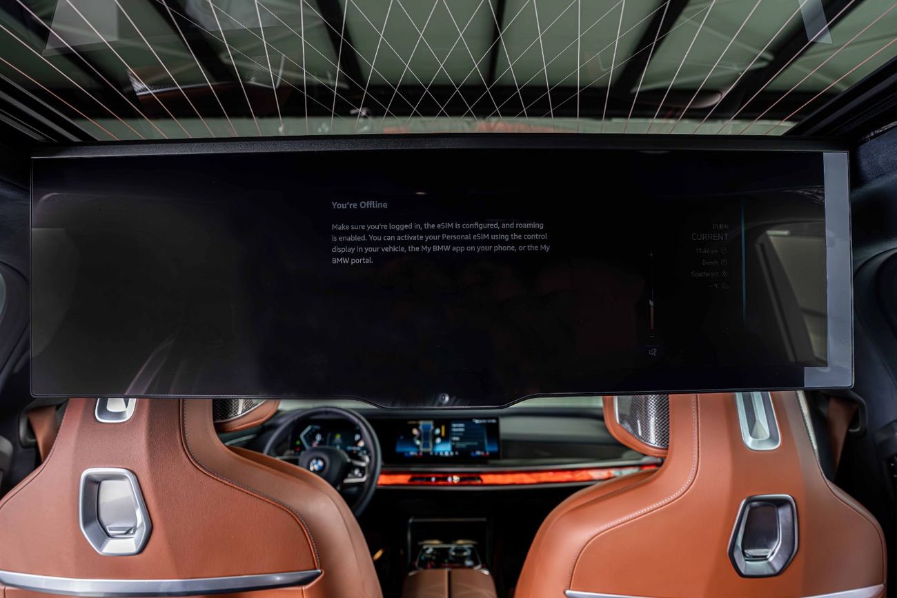 BMW M760Li GCC-1 Owner-Abu Dhabi Motors Warranty Service Contract Until 07/2030