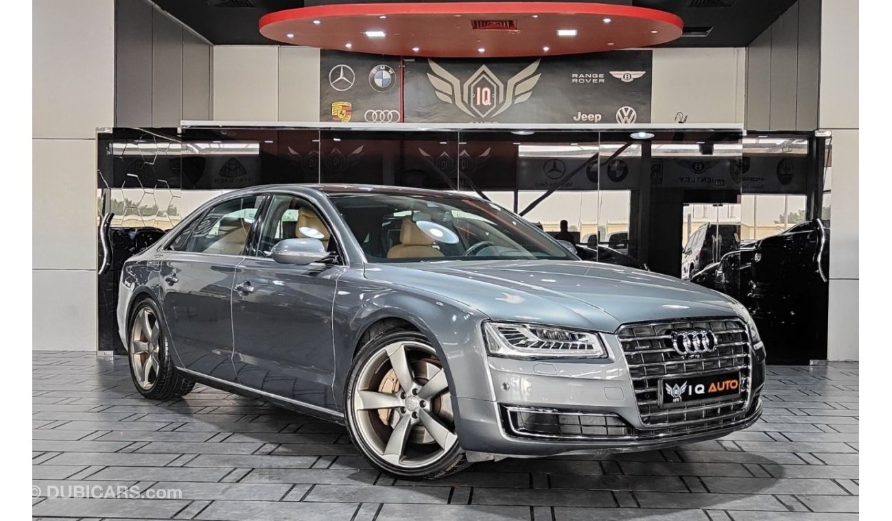 Audi A8 L 60 TFSI quattro Rear Package AED 2,200 P.M | 2016 AUDI A8L 60 TFSI QUATTRO 4.0L V8  | GCC | FULLY