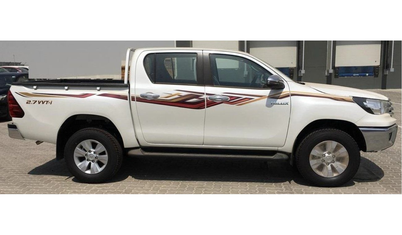 Toyota Hilux 2020 2.7 DC 4x4 CAM. B-LINER. STEEL WIDE. SR5 full option -out GCC- Black/Black Availab