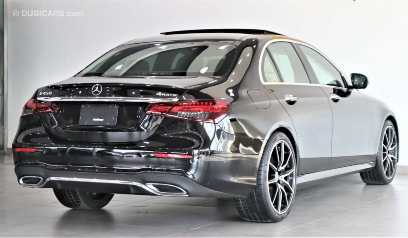 مرسيدس بنز E 450 4MATIC - 2021 -  FULLY LOADED - UNDER WARRANTY - IMMACULATE CONDITION