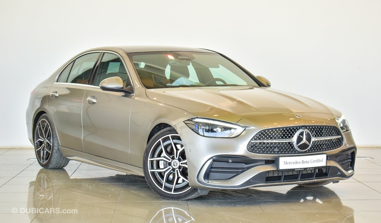 مرسيدس بنز C200 SALOON / Reference: VSB ***** Certified Pre-Owned with up to 5 YRS SERVICE PACKAGE!!!