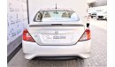 Nissan Sunny AED 586 PM | 1.5L SV SPOILER GCC WARRANTY