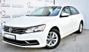 Volkswagen Passat 2.5L S 2019 GCC SPECS AGENCY WARRANTY