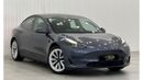 Tesla Model 3 2021 Tesla Model 3 Long Range, 2025 Tesla Warranty, 2029 Tesla Battery + Drive Unit Warranty, GCC