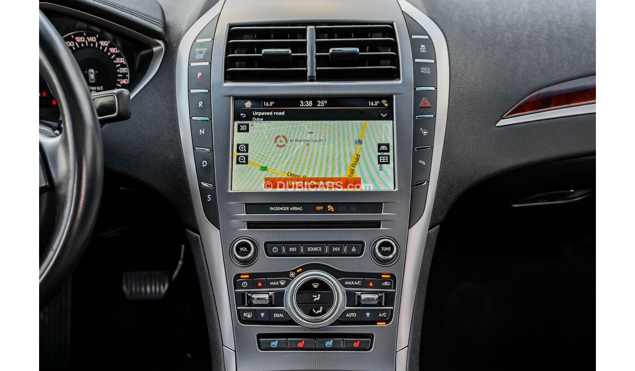 Lincoln MKZ 3.0T | 1,858 P.M | 0% Downpayment | Amazing Condition!