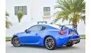 Subaru BRZ - Fully Loaded! - Excellent Condition! - GCC - AED 1,449 Per Month - 0% DP