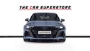 Audi RS3  AL Nabooda Warranty And Service Contract-Kemora Grey-19Inch Satin Black Rims