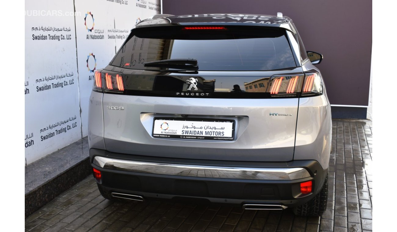 Peugeot 3008 AED 2239 PM | 1.6L GT PHEV HIBRID4 GCC AGENCY WARRANTY UP TO 2027 OR 100K KM