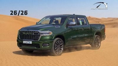 رام 1500 LIMITED (For Export , НА ЭКСПОРТ) 26/26 Crew Cab Hurricane H.O 3.0TT GCC Без пробега