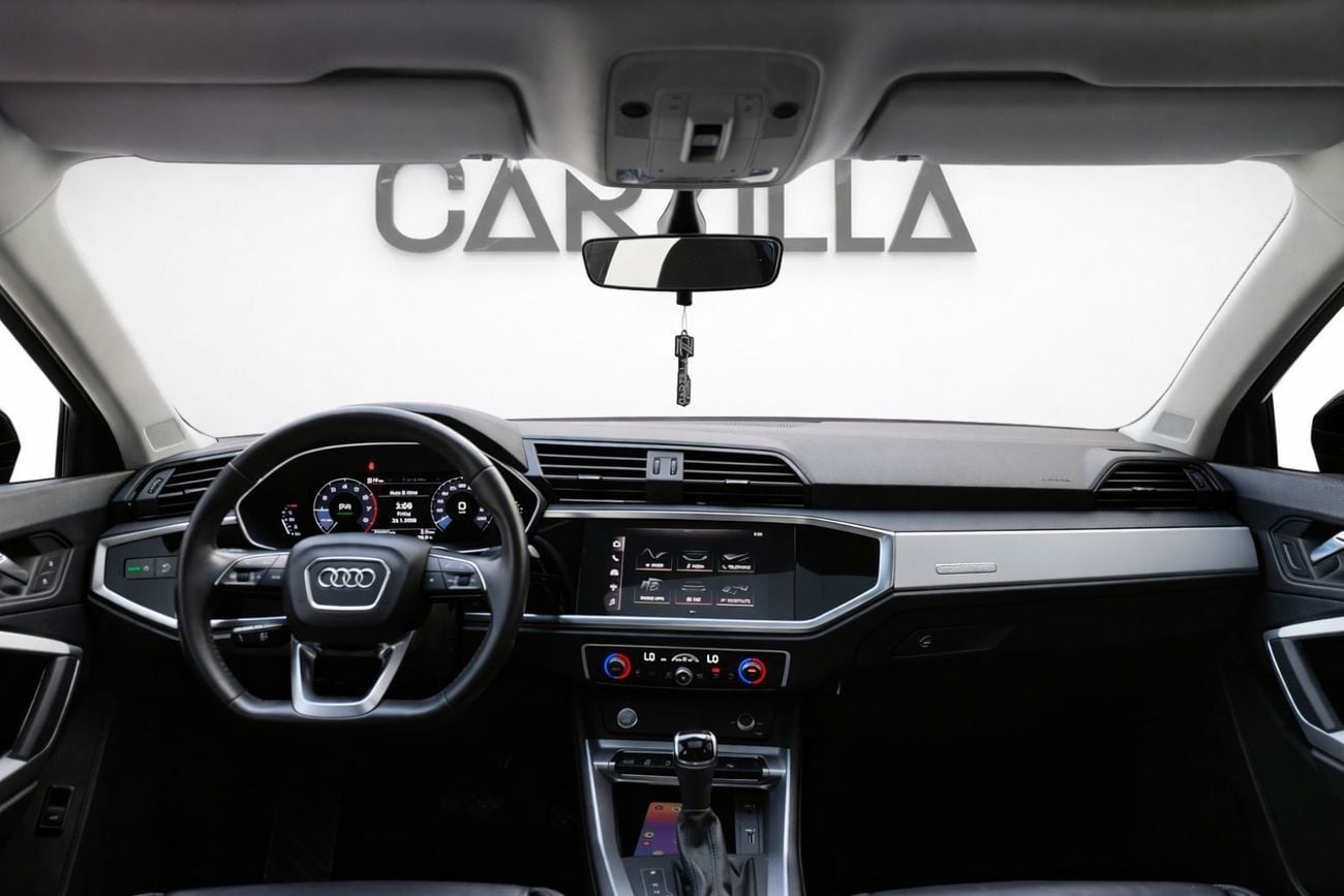 Audi Q3 40 TFSI S Line 2.0L 4WD  AED 2,448 l 0% Down Payment l 40 TFSI S Line Quattro l Full Al