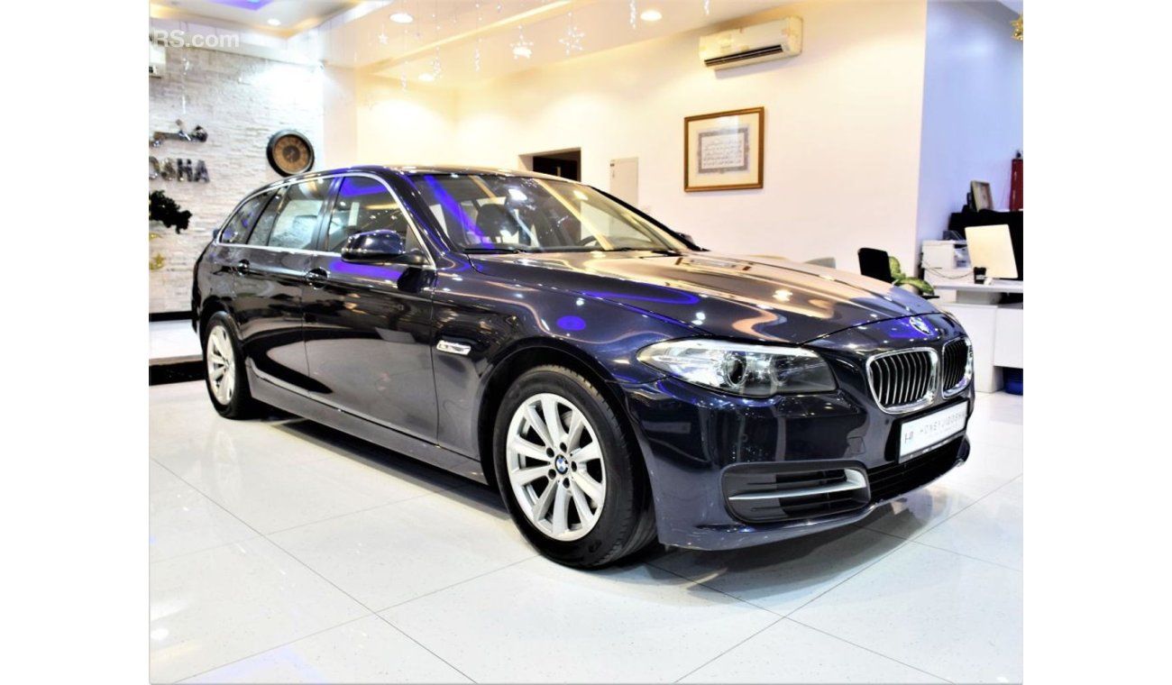 بي أم دبليو 520 2017 Production date! AMAZING!! BMW 520i 2017 Model! in Blue Color! GCC Specs