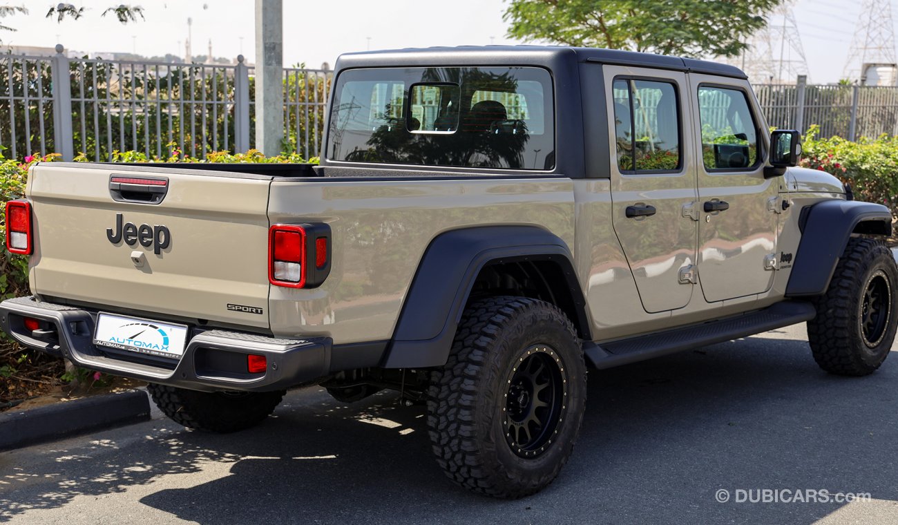 Jeep Gladiator 2020  Sport 4X4, 3.6L V6 GCC, 0km , W/ 3 Yrs or 100K km Warranty @ Trading Enterprises