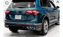 Volkswagen Tiguan R-Line 2022 Volkswagen Tiguan R Line, 2025 Volkswagen Warranty, 2026 VW Service Contract, Low KMs, G