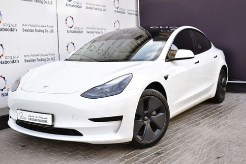 Tesla Model 3 AED 1879 PM MODEL 3 RWD AT GCC MANUFACTURER WARRANTY 2026 OR 80K KM