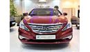 هيونداي سوناتا 2014 Model!! in Red Color! GCC Specs