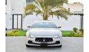 Maserati Ghibli S - GCC - AED 2,037 Per Month! - 0% DP