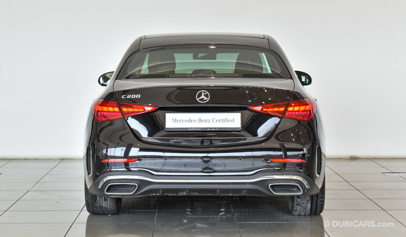 Mercedes-Benz C200 SALOON / Reference: VSB 32791 Certified Pre-Owned with up to 5 YRS SERVICE PACKAGE!!!