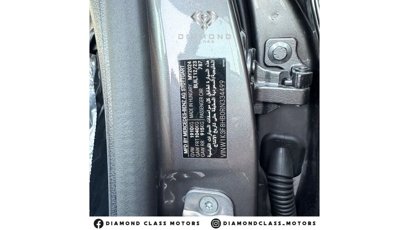 Mercedes-Benz A 200 Mercedes A200 AMG Full option Panoramic  360 Camera Brand New  GCC 2024 Zero KM 5 Years Warranty