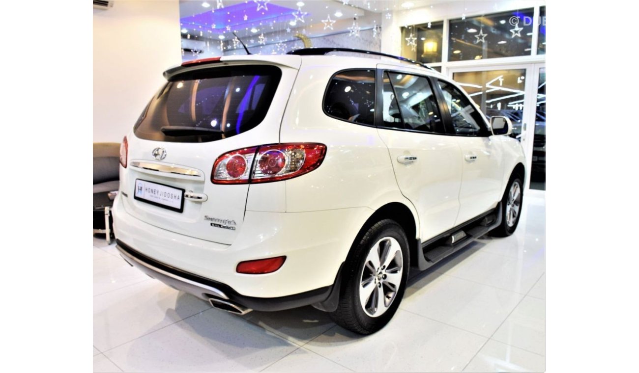 هيونداي سانتا في ORIGINAL PAINT!!! Hyundai SantaFe 4wd 2012 Model!! in White Color! GCC Specs