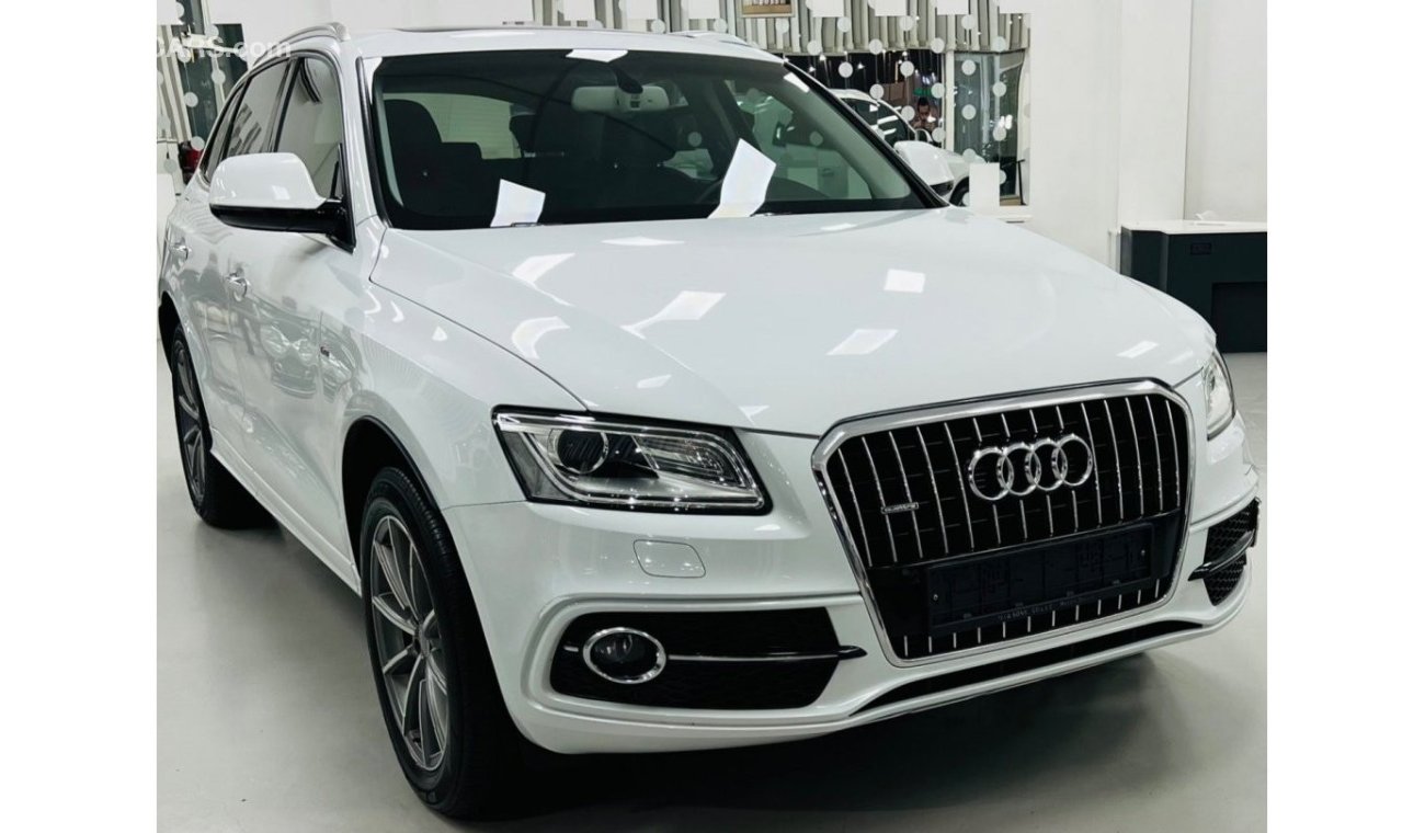 Audi Q5 40 TFSI S-Line GCC .. FSH .. S line .. NAV .. Perfect Condition .. Original Paint