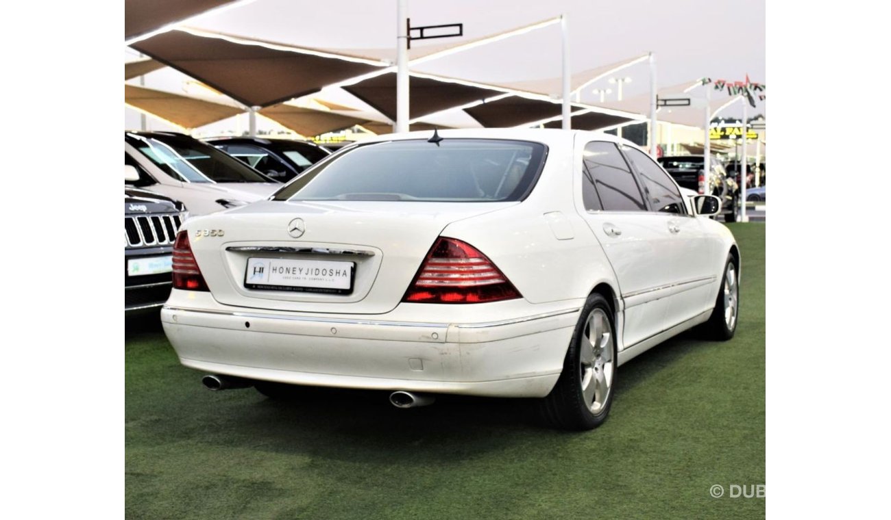 مرسيدس بنز S 350 "( AS IT IS )" Mercedes Benz S350 2001 Model!! in White Color! GCC Specs