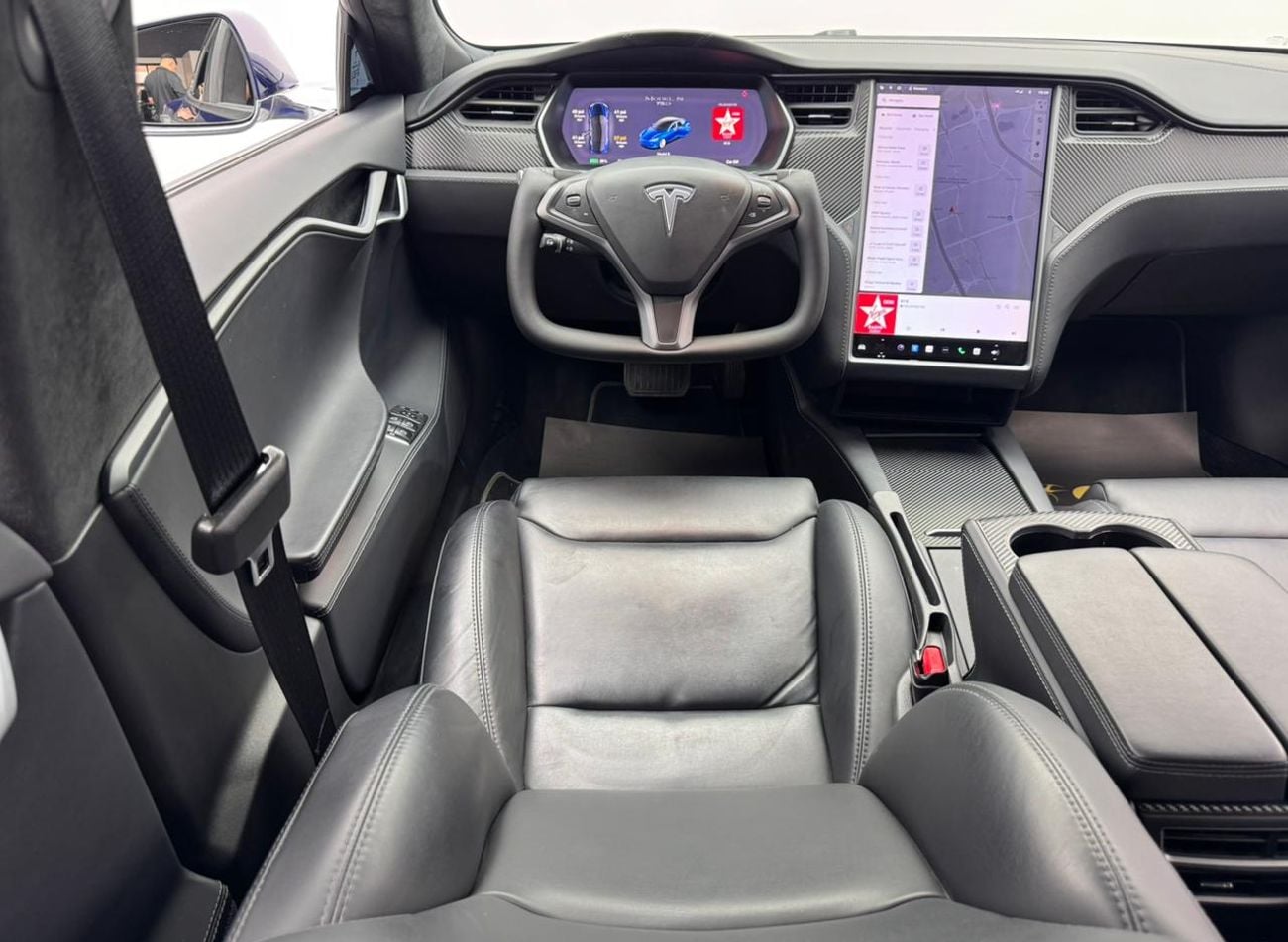 Tesla Model S 2019 Tesla Model S 75D, 2027 Tesla Battery Warranty, 2027 Tesla Warranty, Tesla Service History, GCC