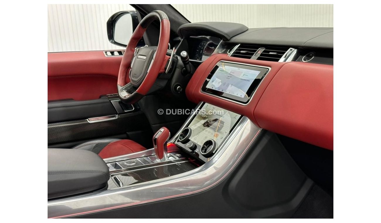 لاند روفر رينج روفر سبورت 2022 Range Rover Sport SVR Carbon, June 2025 Warranty, Service Contract, Full Options, Low Kms, Euro