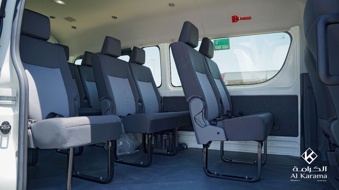 Toyota Hiace 2.8L 13-Seater  High Roof Van |  Manual Transmission | Rear Camera