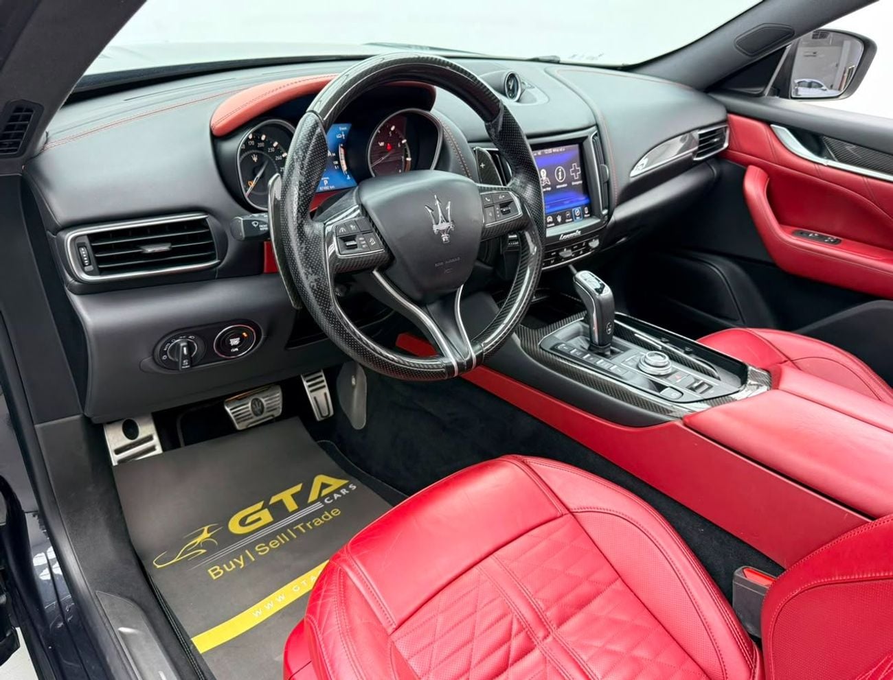 مازيراتي ليفونت TROFEO 2019 Maserati Levante Trofeo, Warranty, Carbon Fiber Interior, Excellent Condition, GCC