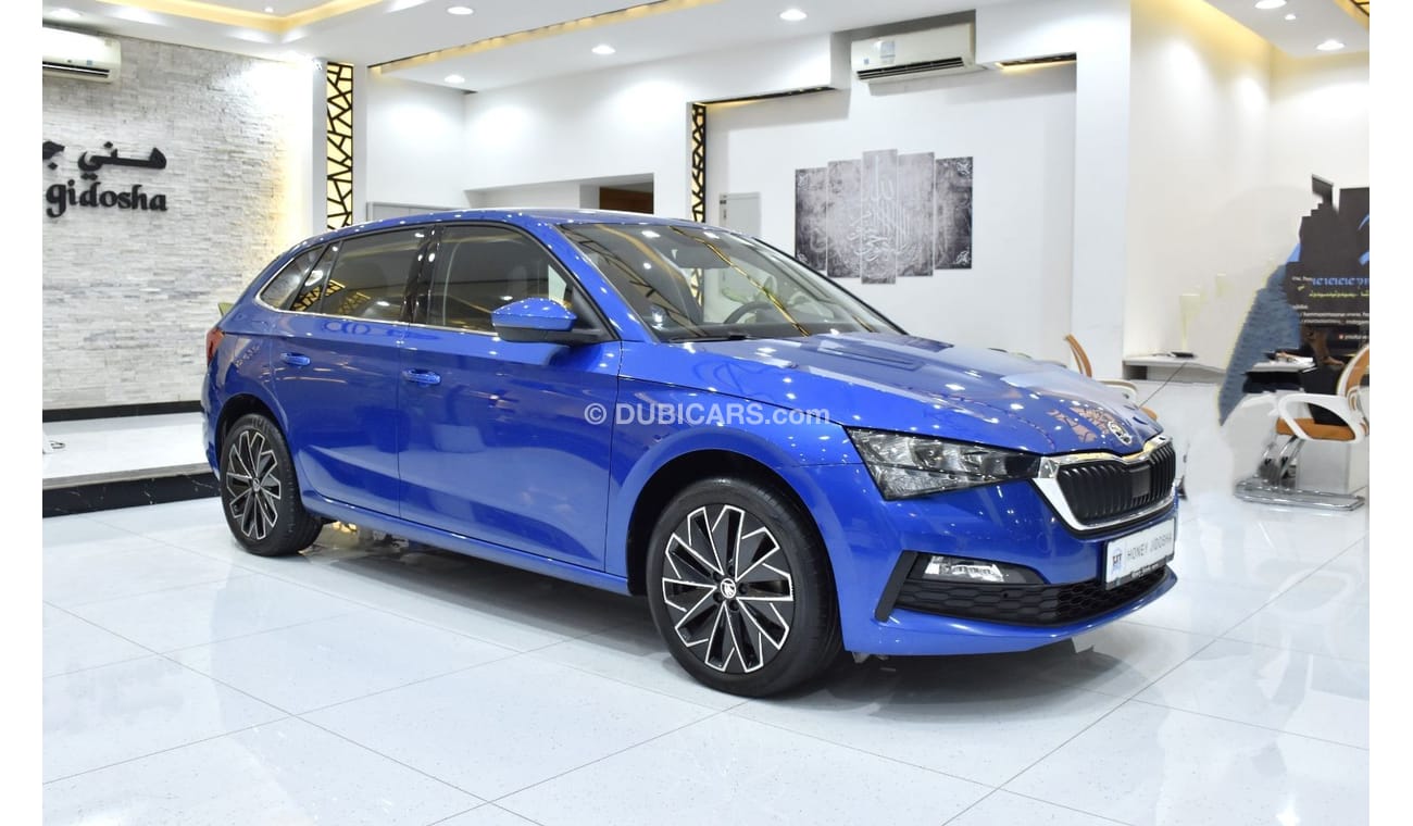 Skoda Scala EXCELLENT DEAL for our Skoda Scala ( 2021 Model ) in Blue Color GCC Specs