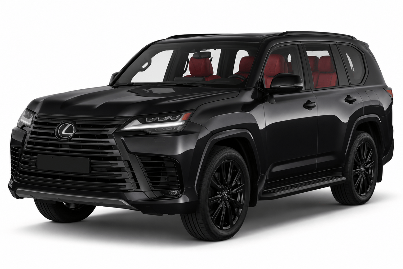 لكزس LX 500 ECTAI0018 - 2026 Lexus LX500d Urban - 3.3L Dsl At - 25 ML Spkrs - GR Black with Red Interior