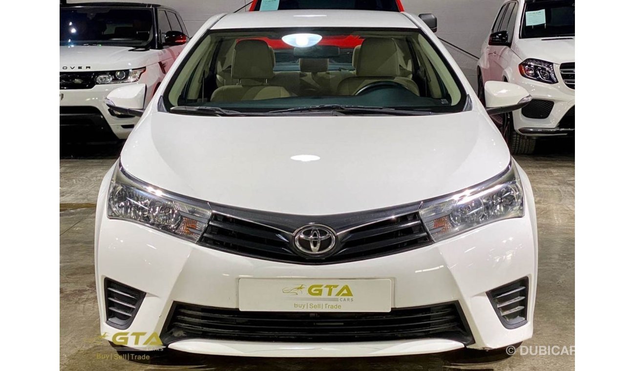 تويوتا كورولا 2015 Toyota Corolla 1.6L, Warranty, Service History, GCC, Low Kms