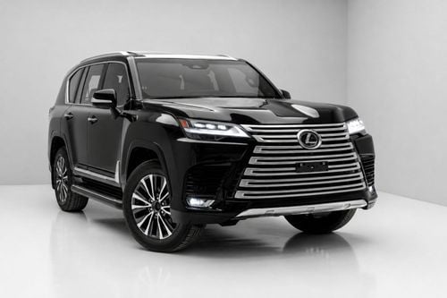 لكزس LX 600 LX6UR 3.5 لتر - أسود جرافيتي من الداخل قرمزي | للتصدير فقط