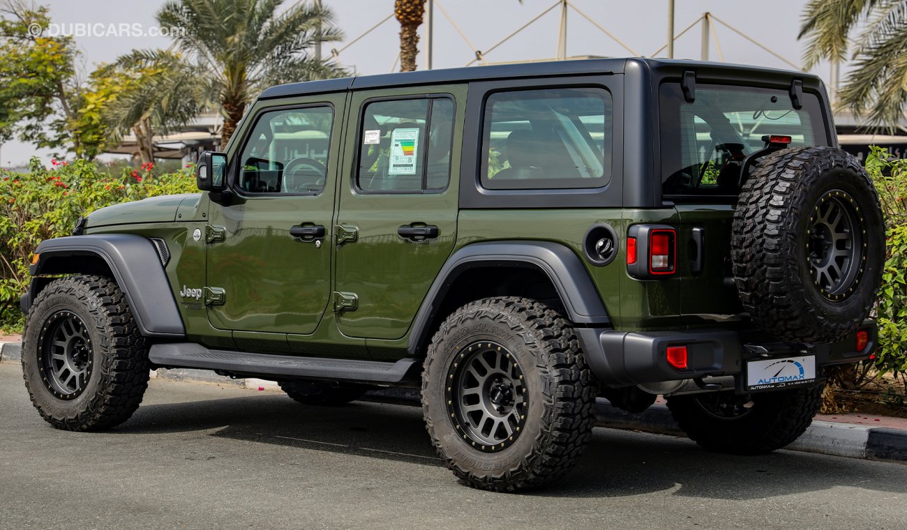 Jeep Wrangler Unlimited Sport V6 3.6L , GCC , 2021 , 0Km , W/3 Yrs or 60K Km WNTY @Official Dealer