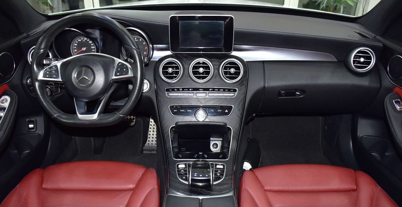 Mercedes-Benz C 200 EXCELLENT DEAL for our Mercedes Benz C200 ( 2015 Model ) in White Color GCC Specs