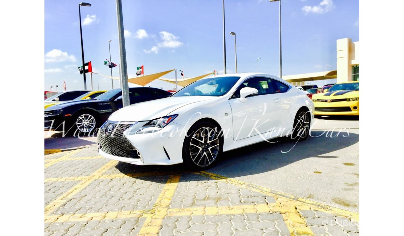 Lexus RC350 F / GOOD OFFER / 0 DOWN PAYMENT / MONTHLY 2267