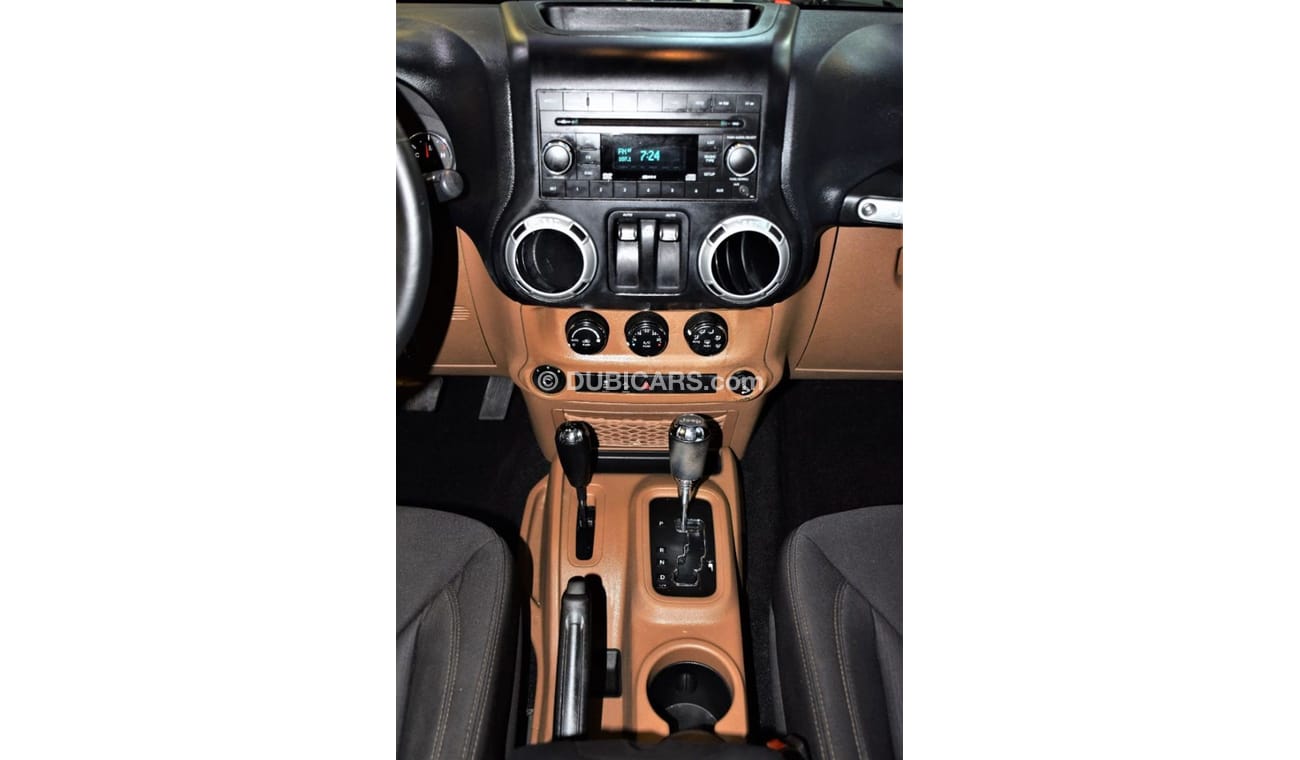 Jeep Wrangler AMAZING Jeep Wrangler SAHARA 2013 Model!! in Black Color! GCC Specs