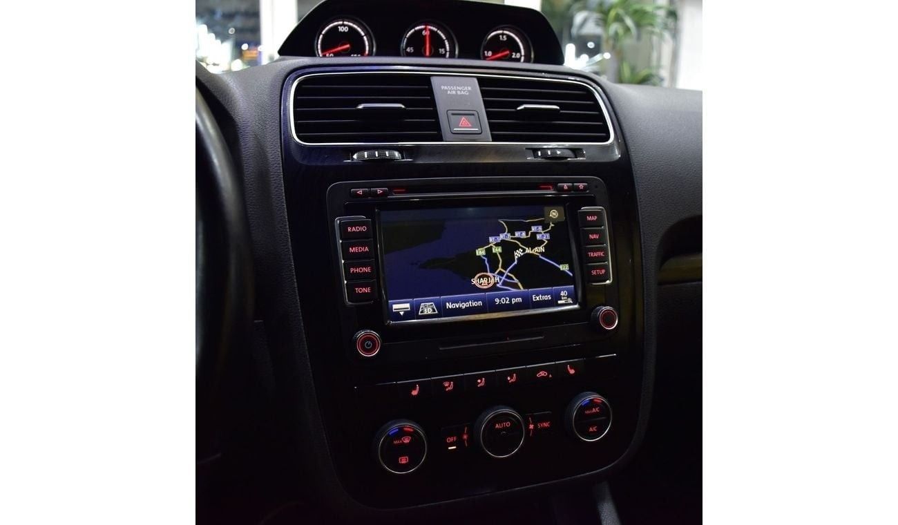 Volkswagen Scirocco EXCELLENT DEAL for our Volkswagen Scirocco 2.0 TSi ( 2016 Model ) in Brown Color GCC Specs