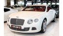 Bentley Continental GT | 2013 | GCC | W12