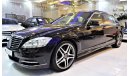 Mercedes-Benz S 350 ONLY 84000 KM!!! Mercedes Benz S500 ( AMG Kit ) 2012 Model!! Black Color! GCC Specs