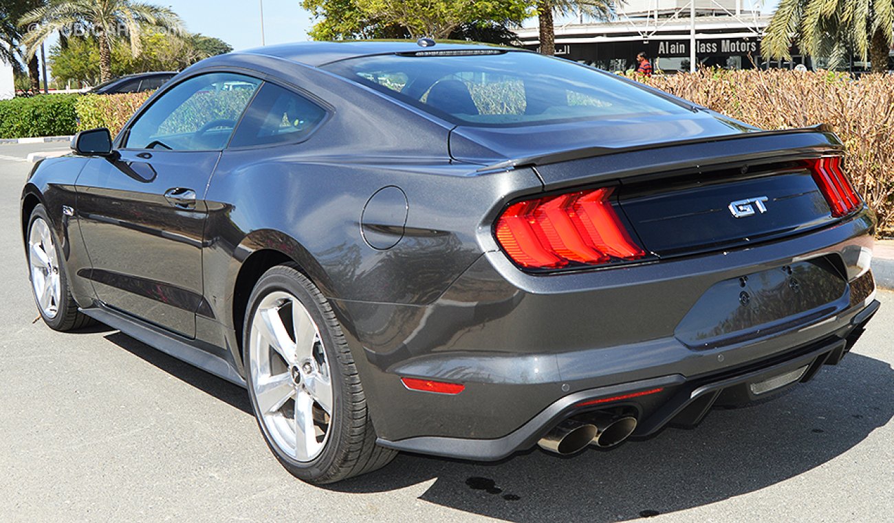 Ford Mustang 2019 GT Premium 5.0 V8 GCC, 0km w/ 3Yrs or 100K km Warranty + 60K km Service @ Al Tayer